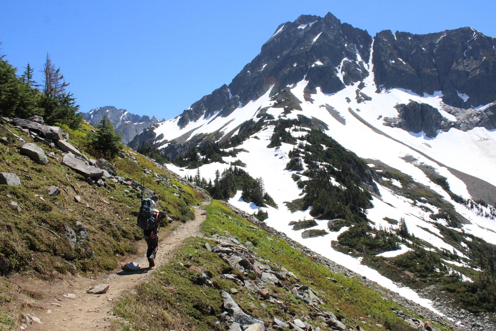 Up to Cascade Pass
